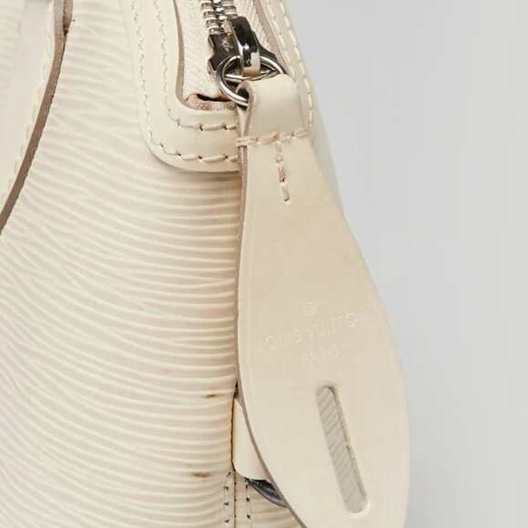 Louis Vuitton White Epi Leather Lockit PM Bag - Picture 10 of 10